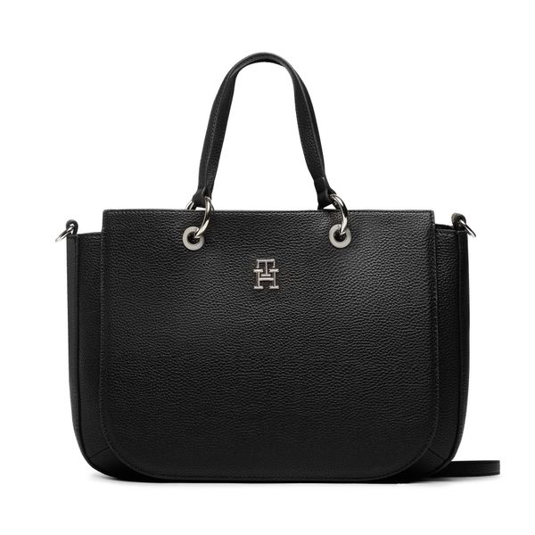 Tommy Hilfiger Дамска чанта Tommy Hilfiger Th Emblem Stachel AW0AW14503 BDS