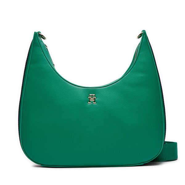 Tommy Hilfiger Дамска чанта Tommy Hilfiger Th Essential Sc Crossover Corp AW0AW16088 Olympic Green L4B
