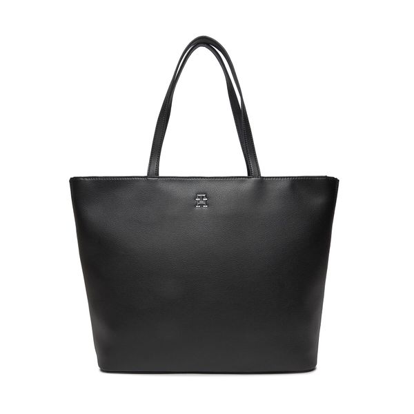 Tommy Hilfiger Дамска чанта Tommy Hilfiger Th Essential Sc Tote AW0AW15720 Black BDS