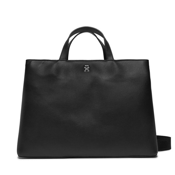 Tommy Hilfiger Дамска чанта Tommy Hilfiger Th Essential Sc Workbag AW0AW15703 Black BDS