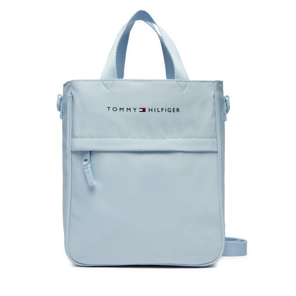 Tommy Hilfiger Дамска чанта Tommy Hilfiger Th Essential Shoulder Bag AU0AU01950 Светлосиньо