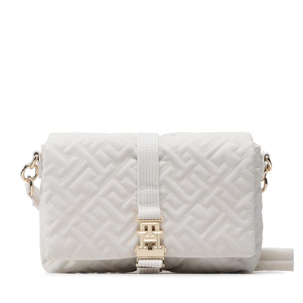 Tommy Hilfiger Дамска чанта Tommy Hilfiger Th Flow Flap Crossover AW0AW14500 Бял