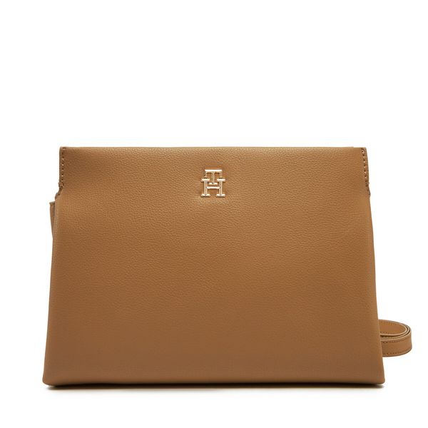 Tommy Hilfiger Дамска чанта Tommy Hilfiger Th Legacy Mini Crossover AW0AW17225 Кафяв