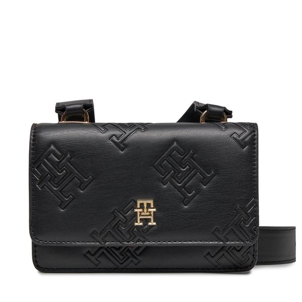 Tommy Hilfiger Дамска чанта Tommy Hilfiger Th Refined Crossover Mono AW0AW15727 Black BDS