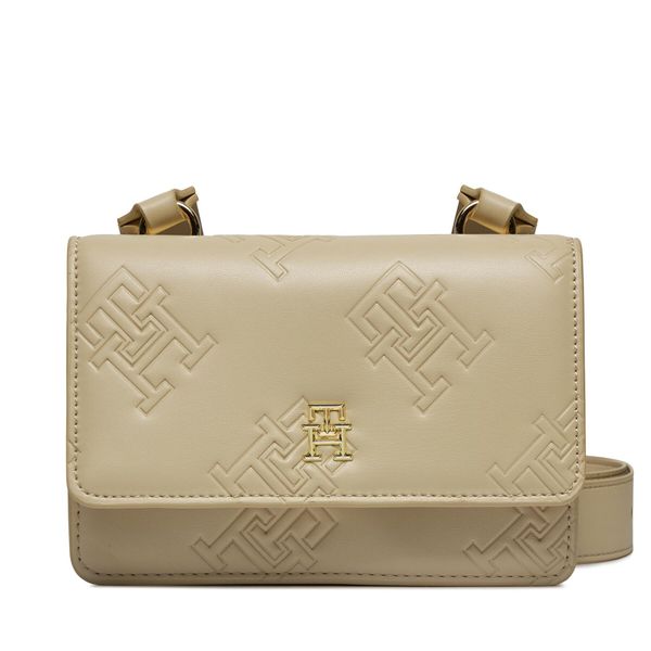 Tommy Hilfiger Дамска чанта Tommy Hilfiger Th Refined Crossover Mono AW0AW15727 White Clay AES