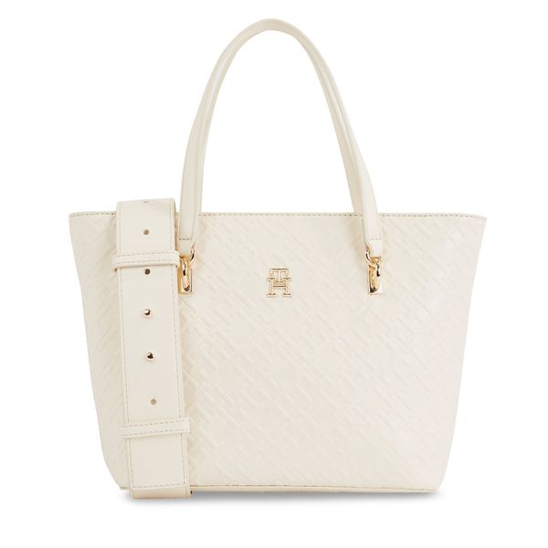 Tommy Hilfiger Дамска чанта Tommy Hilfiger Th Refined Mini Tote Mono AW0AW16002 Calico AEF