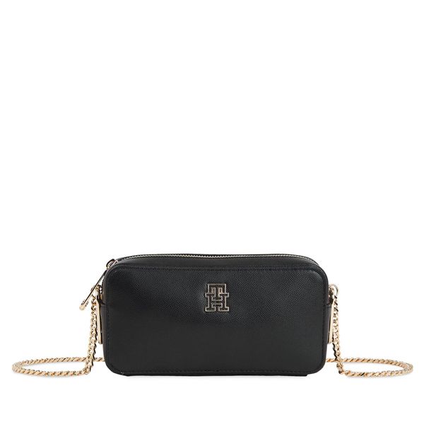 Tommy Hilfiger Дамска чанта Tommy Hilfiger Th Timeless Chain Camera Bag AW0AW15666 Black BDS