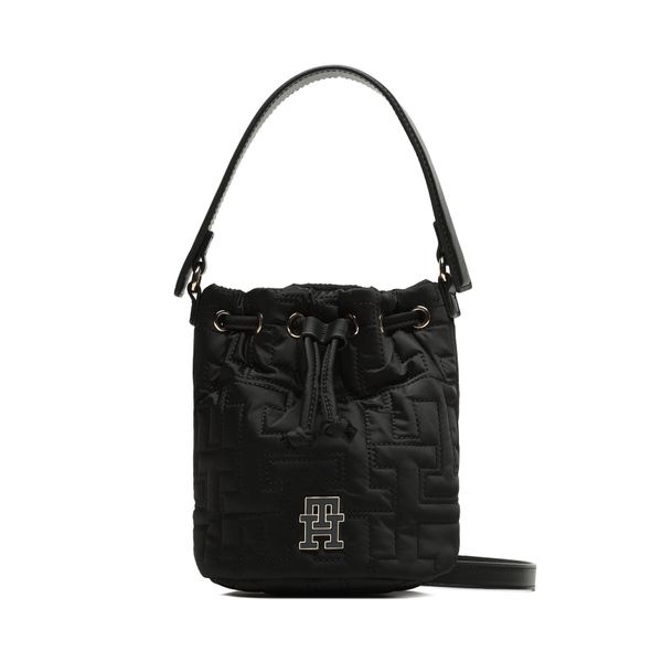 Tommy Hilfiger Дамска чанта Tommy Hilfiger Tj Chic Nylon Bucket AW0AW14864 BDS