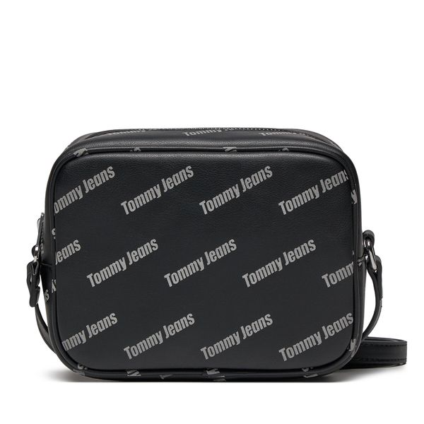 Tommy Jeans Дамска чанта Tommy Jeans Tjw Must Camera Bag Aov Print AW0AW15645 Black Allover Print 0GJ