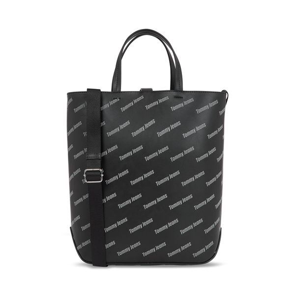Tommy Jeans Дамска чанта Tommy Jeans Tjw Must Tote Aov Print AW0AW15646 Black Allover Print 0GJ