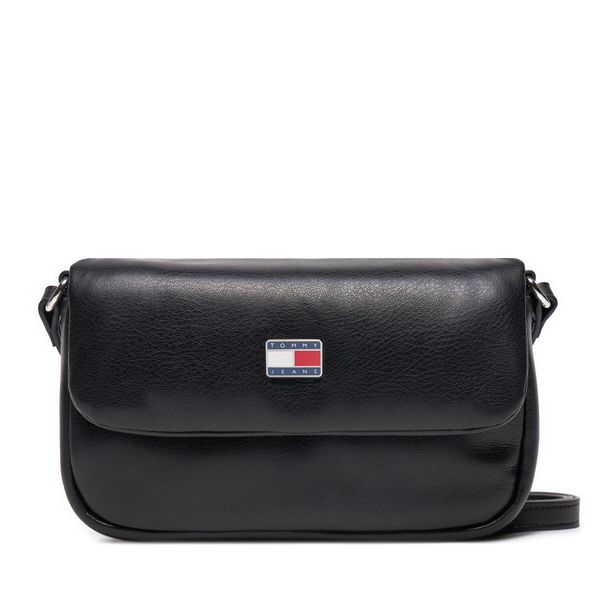 Tommy Jeans Дамска чанта Tommy Jeans Tjw Pillow Flap Crossover AW0AW16978 Черен