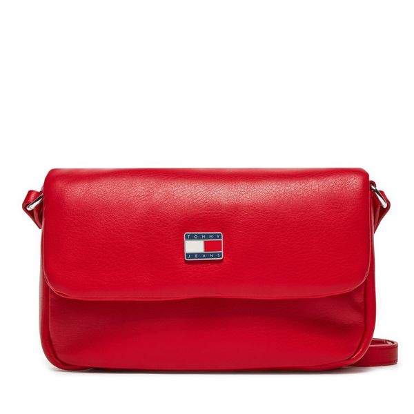 Tommy Jeans Дамска чанта Tommy Jeans Tjw Pillow Flap Crossover AW0AW16978 Червен