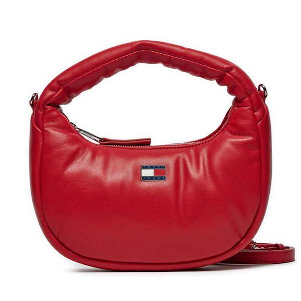Tommy Jeans Дамска чанта Tommy Jeans Tjw Pillow Mini Hobo AW0AW16976 Червен