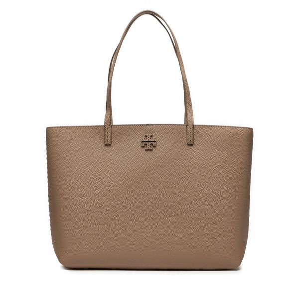 Tory Burch Дамска чанта Tory Burch Mcgraw Tote 152221 Бежов