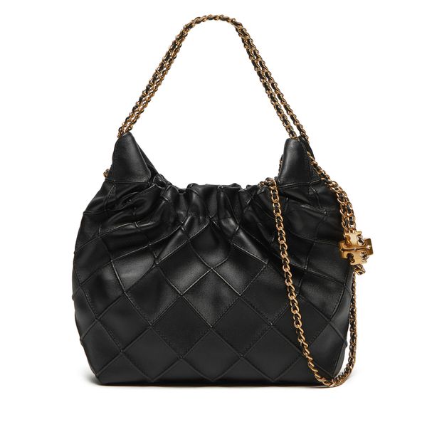 Tory Burch Дамска чанта Tory Burch Mini Fleming 162451 Черен