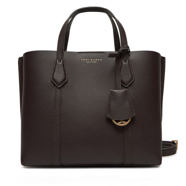 Tory Burch Дамска чанта Tory Burch Perry Triple-Compartment 158532 Кафяв