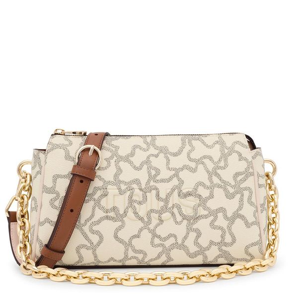TOUS Дамска чанта TOUS Bolso Hombro-Band K Icon 2002003201 Бежов