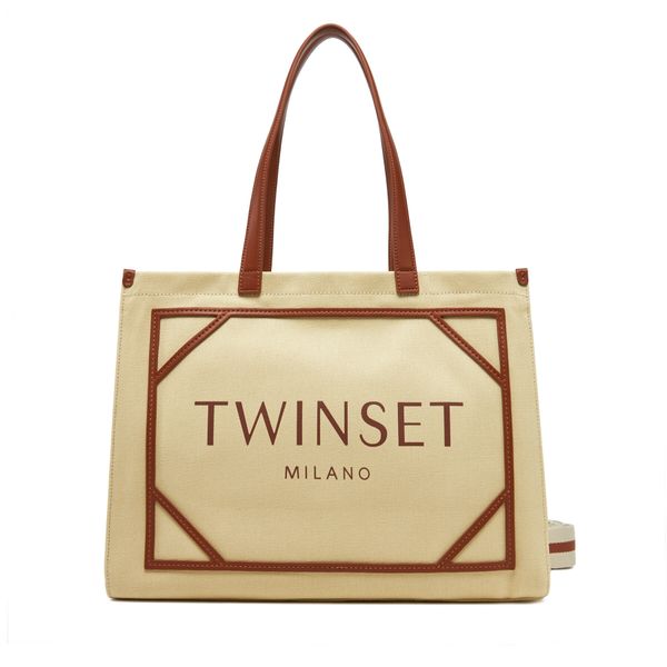 TWINSET Дамска чанта TWINSET 251TB7081 Бежов