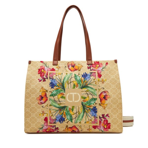 TWINSET Дамска чанта TWINSET 251TB7082 Бежов