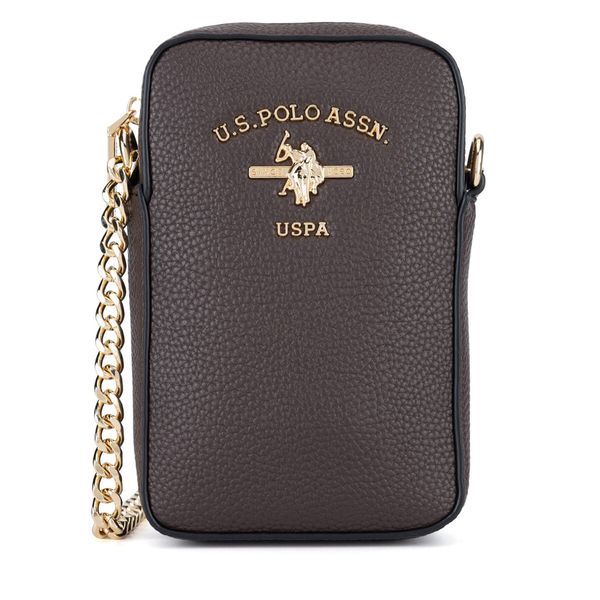 U.S. Polo Assn. Дамска чанта U.S. Polo Assn. BIUXT6209WVP Кафяв