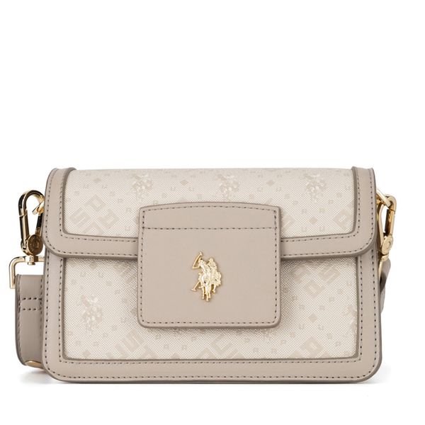 U.S. Polo Assn. Дамска чанта U.S. Polo Assn. BIUXT6222WVP Кафяв