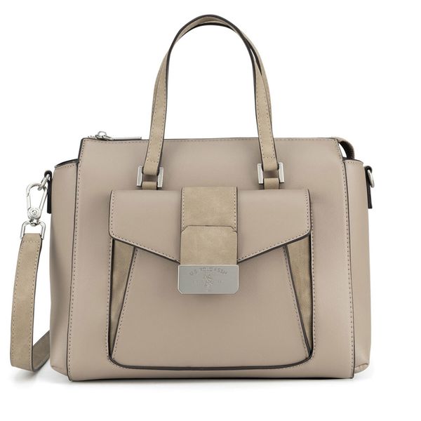 U.S. Polo Assn. Дамска чанта U.S. Polo Assn. BIUXT8423WVP Бежов