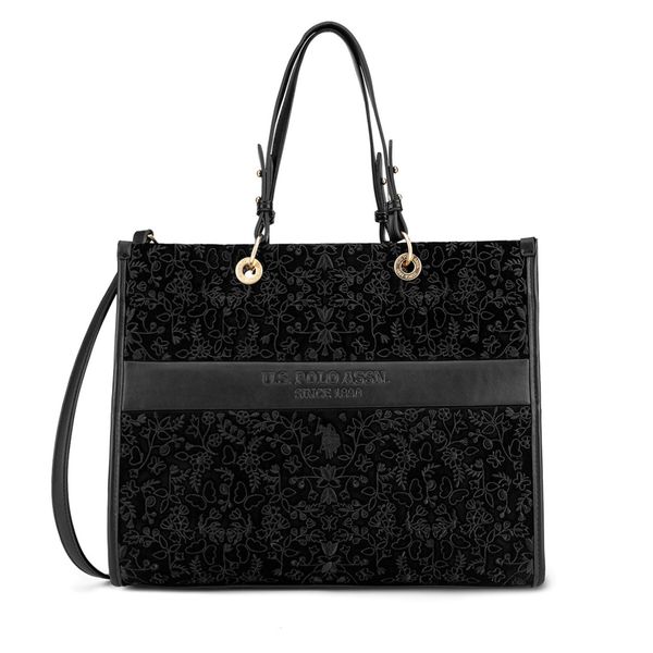 U.S. Polo Assn. Дамска чанта U.S. Polo Assn. BIUXT8459WZC Черен
