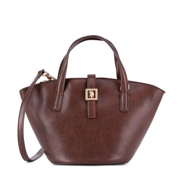 U.S. Polo Assn. Дамска чанта U.S. Polo Assn. BIUXT8500WVP Кафяв