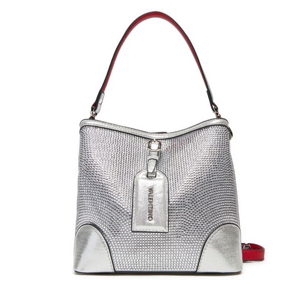 Valentino Дамска чанта Valentino Label VBS8GW34 Сребрист