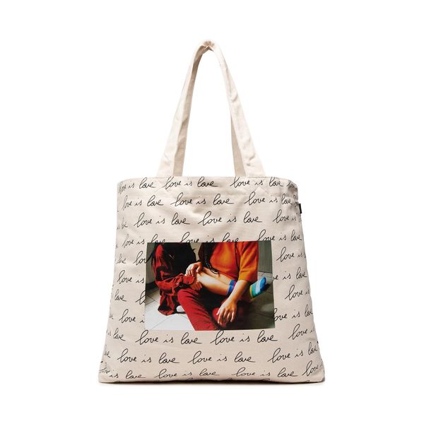 Vans Дамска чанта Vans Pride Otw Gallery Tote VN0A7SFDYOP1 Бежов