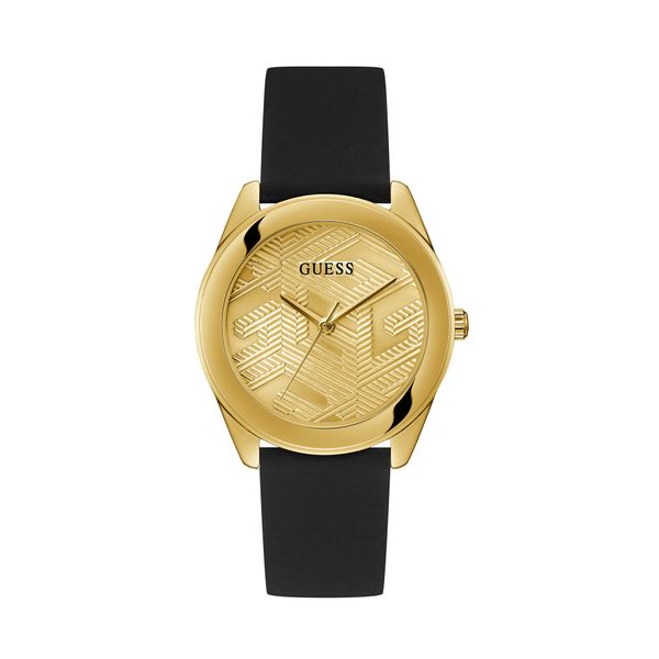 Guess Дамски часовник Guess Cubed GW0665L1 Black/Gold