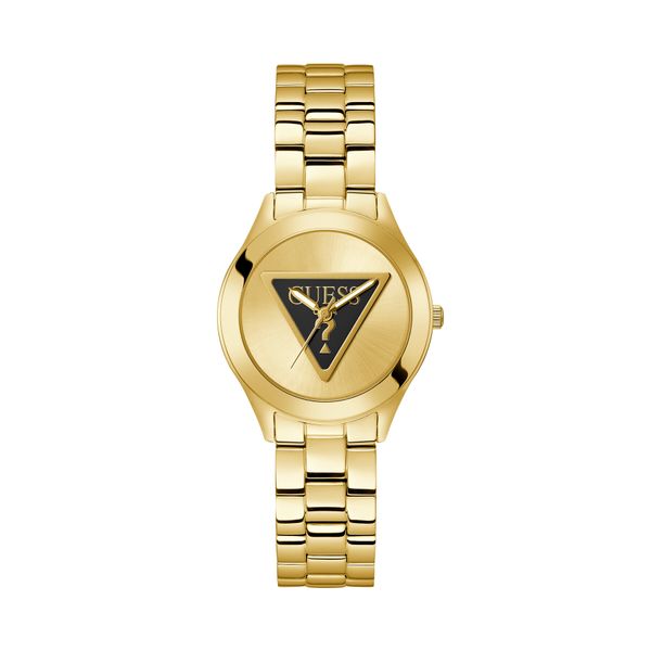 Guess Дамски часовник Guess Tri Plaque GW0675L2 Златист
