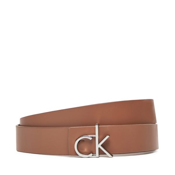 Calvin Klein Дамски колан Calvin Klein Ck Logo Reversible Belt 3.0 K60K613074 Кафяв