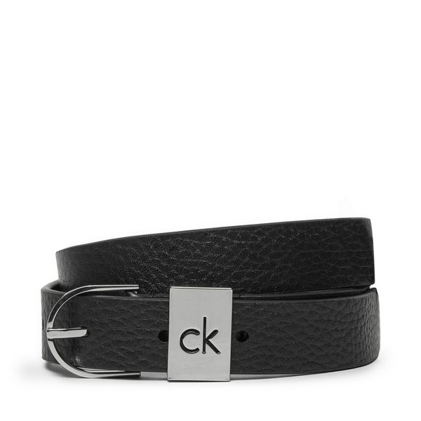 Calvin Klein Дамски колан Calvin Klein Ck Loop Thin Round Buckle 2.5 K60K612856 Черен