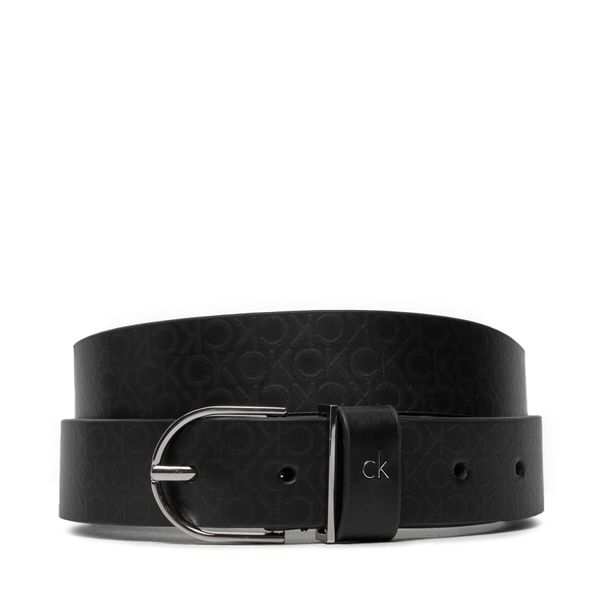 Calvin Klein Дамски колан Calvin Klein Ck Metal Loop Rnd Bckle 3.0_Mono K60K612860 Черен