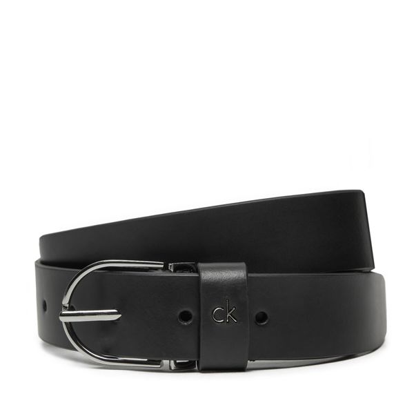 Calvin Klein Дамски колан Calvin Klein Ck Metal Loop Rnd Buckle 3.0 K60K612861 Черен