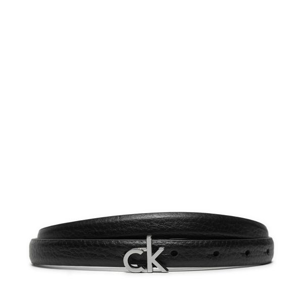 Calvin Klein Дамски колан Calvin Klein Ck Thin Belt 1.5cm Pebble K60K612858 Черен