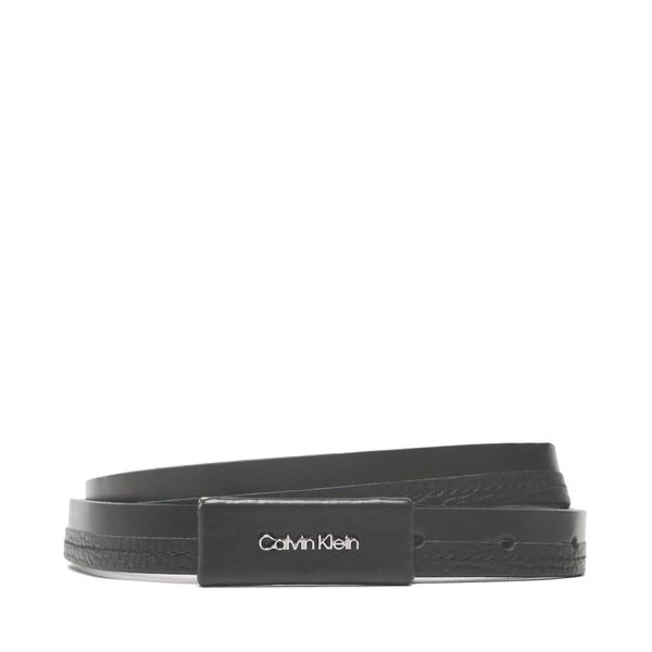 Calvin Klein Дамски колан Calvin Klein Daily Dressed Plaque 2cm Belt K60K610499 Черен