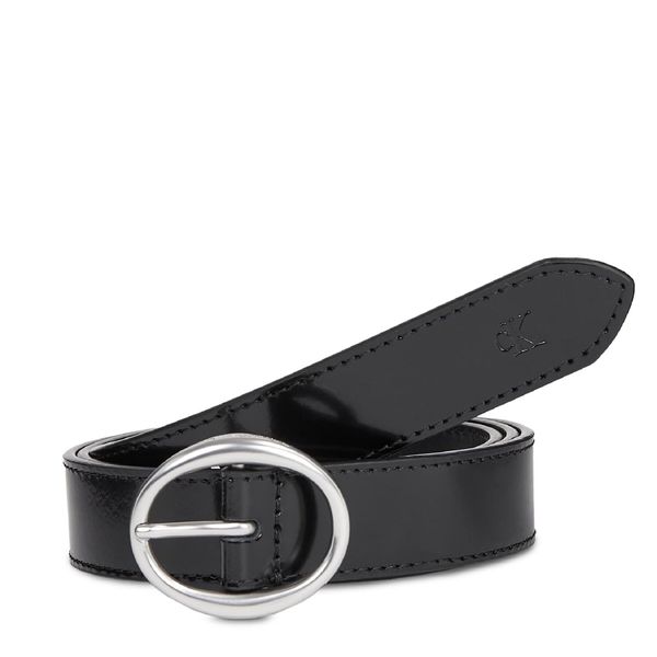 Calvin Klein Jeans Дамски колан Calvin Klein Jeans Classic Round Lthr Belt25Mm K60K611985 Черен