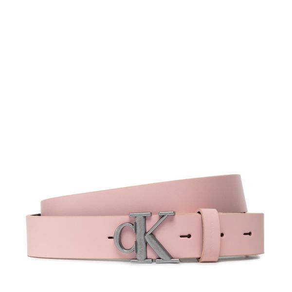 Calvin Klein Jeans Дамски колан Calvin Klein Jeans Round Mono Plaque Belt 30mm K60K609832 Розов