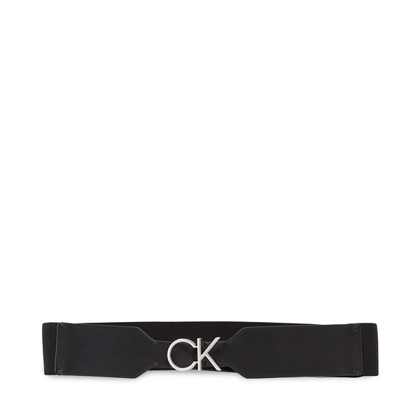 Calvin Klein Дамски колан Calvin Klein Re-Lock Waist Belt 50Mm K60K611104 Черен
