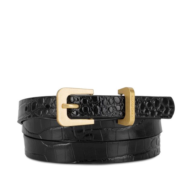 Gino Rossi Дамски колан Gino Rossi BLYL24003-3 CR Черен