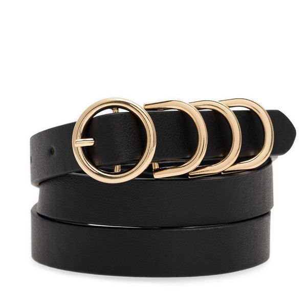 Jenny Fairy Дамски колан Jenny Fairy 4W2-007-AW23 Черен