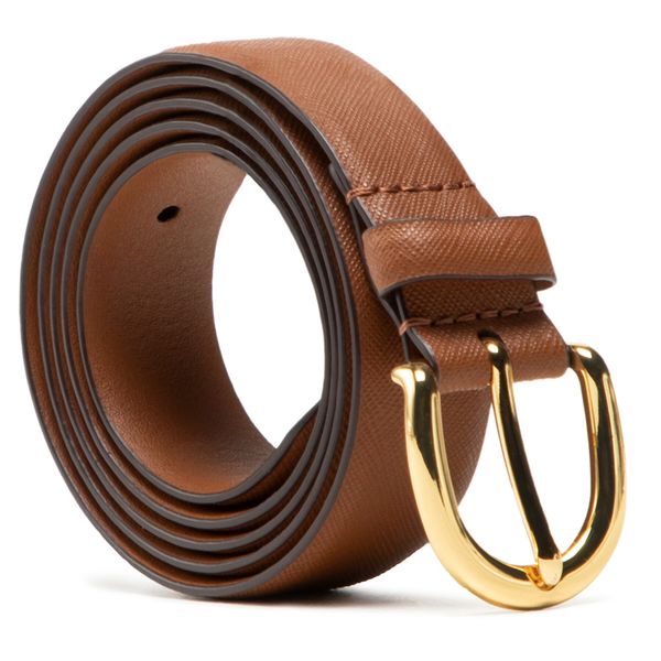 LAUREN RALPH LAUREN Дамски колан Lauren Ralph Lauren Charm Classc 412802952005 Кафяв