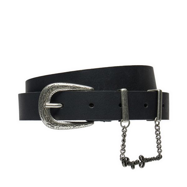 Pepe Jeans Дамски колан Pepe Jeans Leighton PL020853 Черен