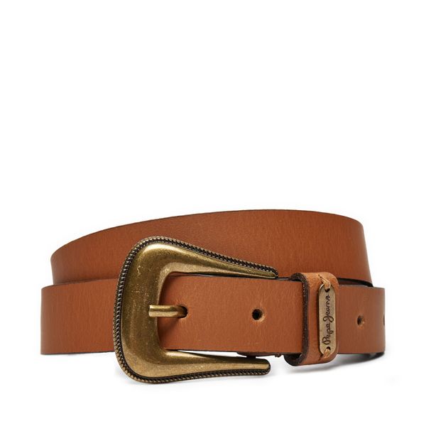 Pepe Jeans Дамски колан Pepe Jeans Mildred PL020852 Кафяв