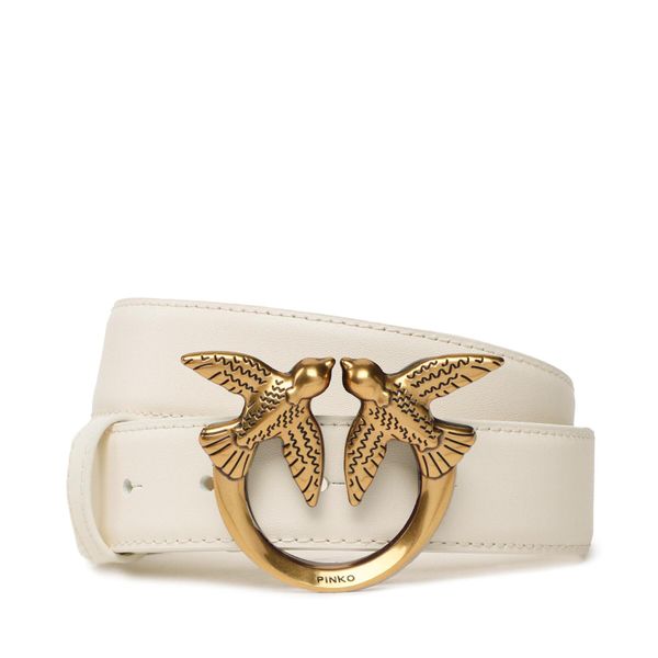 PINKO Дамски колан Pinko Love Berry H3 Belt PE 23 PLT01 100125 A0F1 Бял