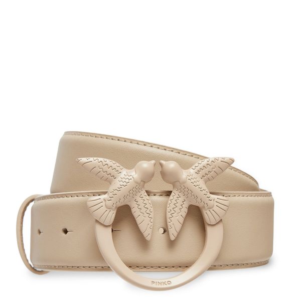 PINKO Дамски колан Pinko Love Berry H4 Belt AI 24-25 PLT01 100120 A1K2 Бежов