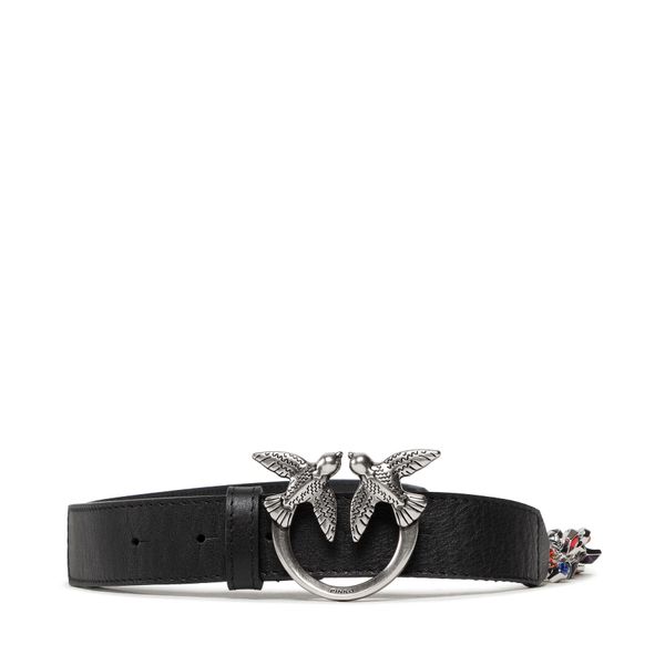 PINKO Дамски колан Pinko Love Chandelier Belt H3 20222 PLT01 1H214A.A088 Черен