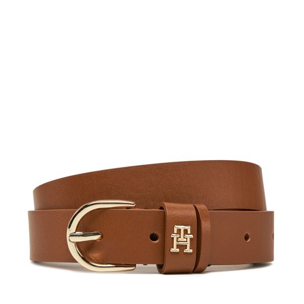 Tommy Hilfiger Дамски колан Tommy Hilfiger Essential Effortless 2.5 AW0AW16836 Кафяв